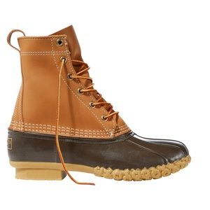 Women’s 8” Bean Boots (tan/brown)